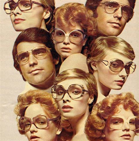 popular glasses in the 70s.